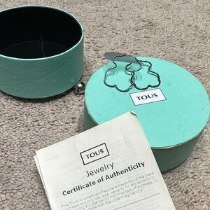 Tous vintage teddy bear hoops 31 mm